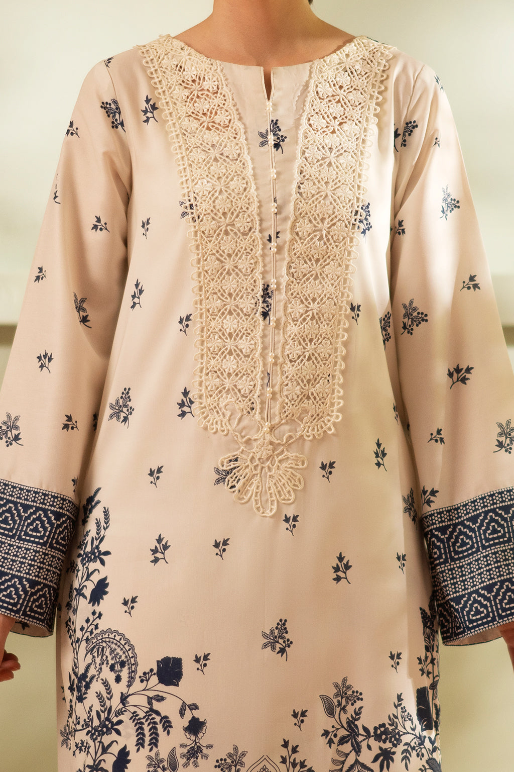 Vanya | Co Ords | CO-97 - Casual Dress - available at Maria Faisal in UK and USA.