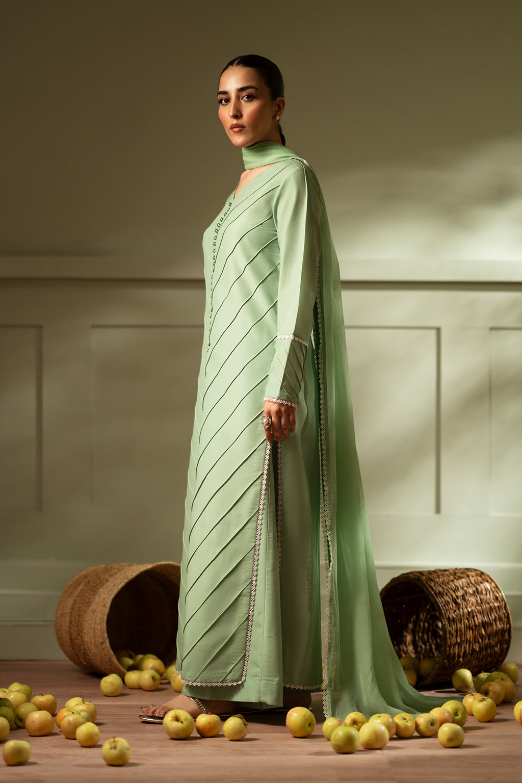 Vanya | Co Ords | CO-101 - Casual Dress - available at Maria Faisal in UK and USA.