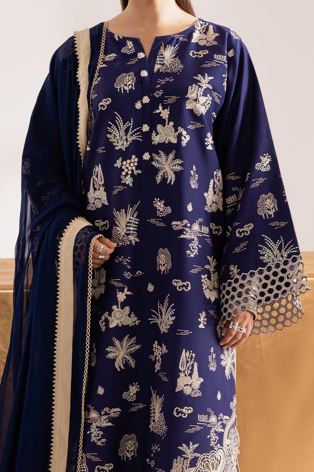 Vanya | Celine Formals | CN-13 - Formal Dress - available at Maria Faisal in UK and USA.