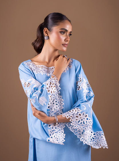 Zainab Chottani | The Kaftan Edit | Timeless Blue - Formal Dress - available at Maria Faisal in UK and USA.