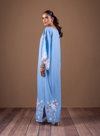 Zainab Chottani | The Kaftan Edit | Timeless Blue - Formal Dress - available at Maria Faisal in UK and USA.