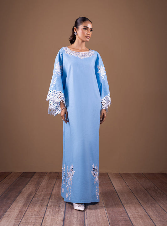 Zainab Chottani | The Kaftan Edit | Timeless Blue - Formal Dress - available at Maria Faisal in UK and USA.