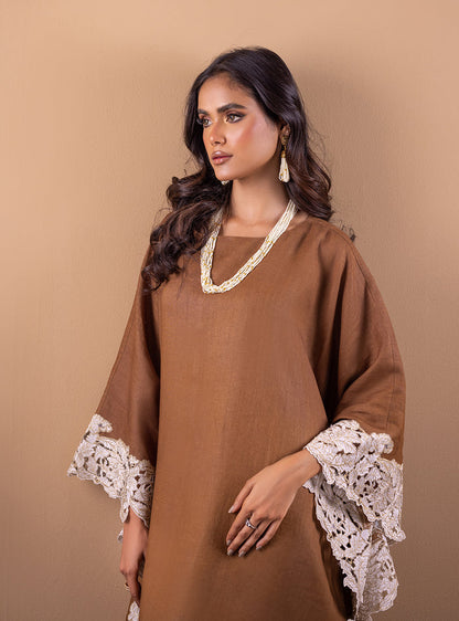 Zainab Chottani | The Kaftan Edit | Cinnamon Sand - Formal Dress - available at Maria Faisal in UK and USA.