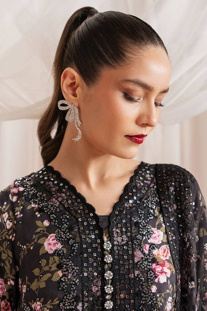 Cross Stitch | Luxe Atelier 25 | GRAPHITE GLOW by Maria Faisal - Registered Vendor of : Cross Stitch - type : Ladies Clothes - 100% original wedding dresses