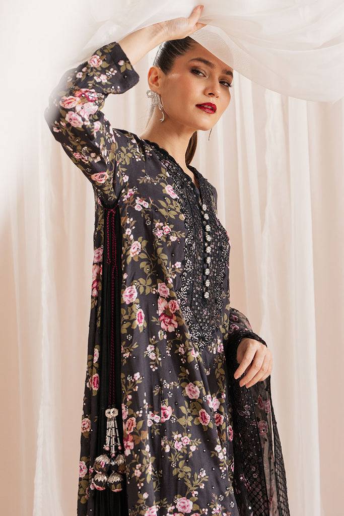 Cross Stitch | Luxe Atelier 25 | GRAPHITE GLOW by Maria Faisal - Registered Vendor of : Cross Stitch - type : Ladies Clothes - 100% original wedding dresses