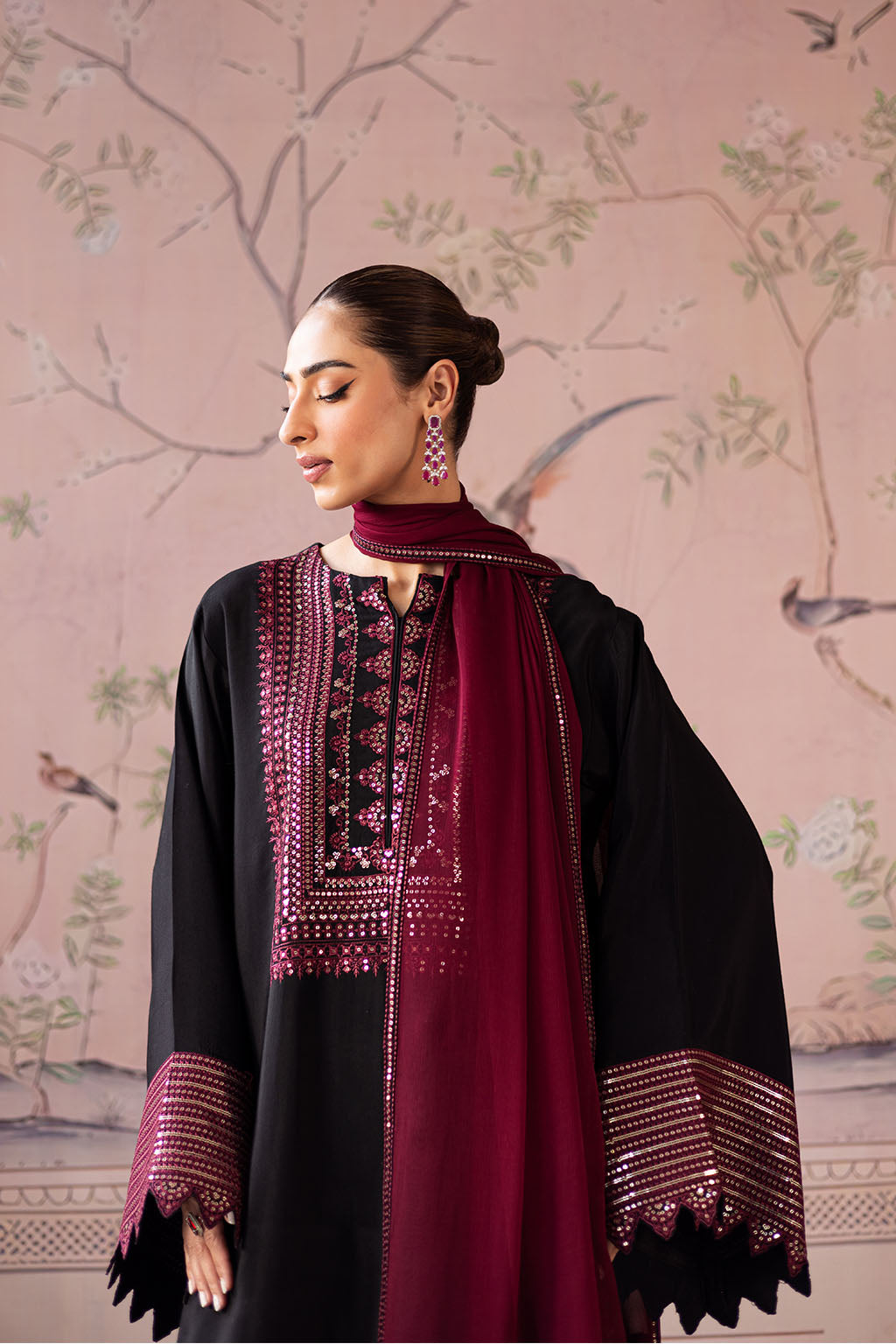 Vanya | Solana Luxe Pret |SN-04 - Luxury Dress - available at Maria Faisal in UK and USA.
