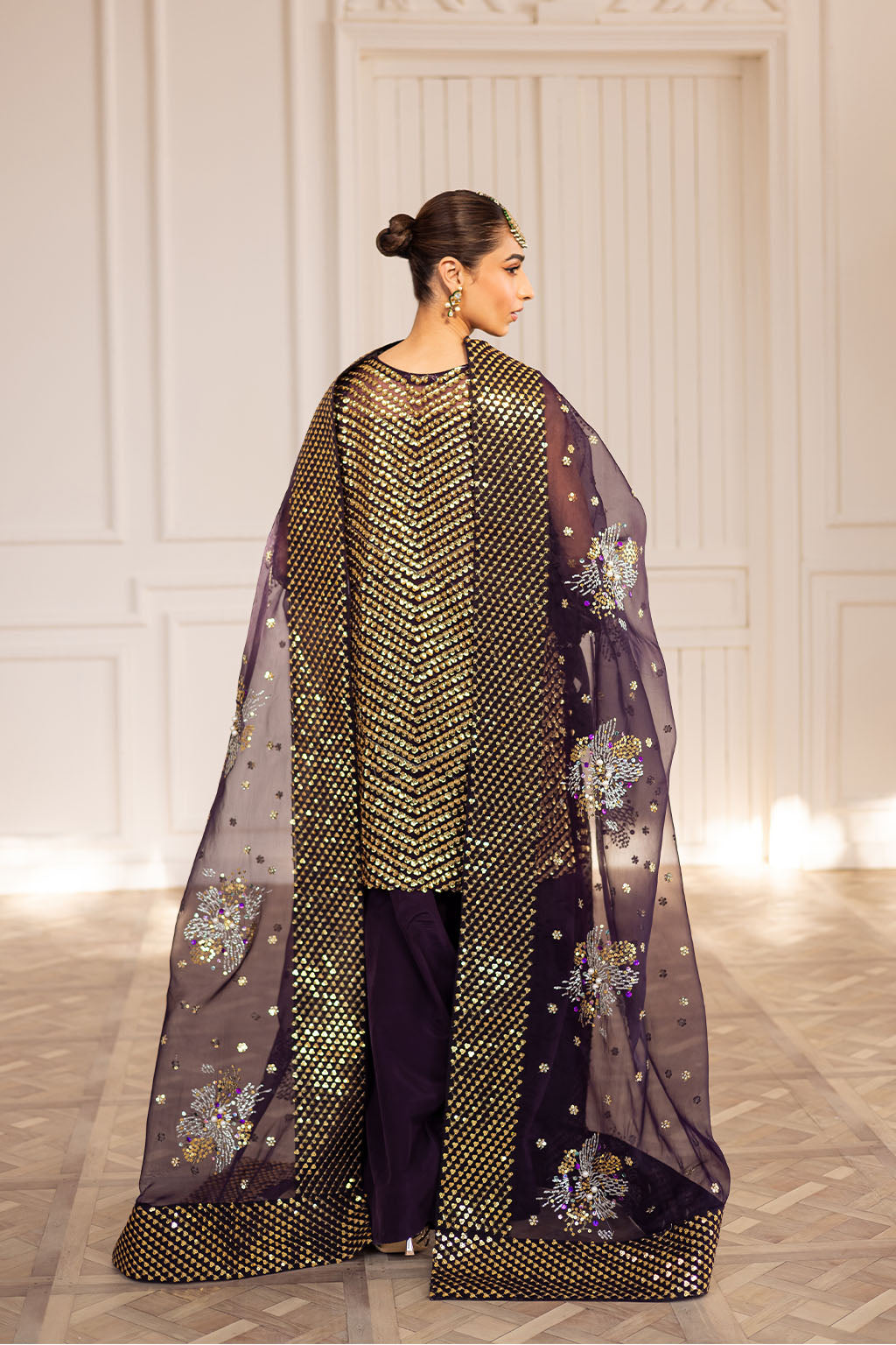 Vanya | Solana Luxe Pret |SN-06 - Luxury Dress - available at Maria Faisal in UK and USA.