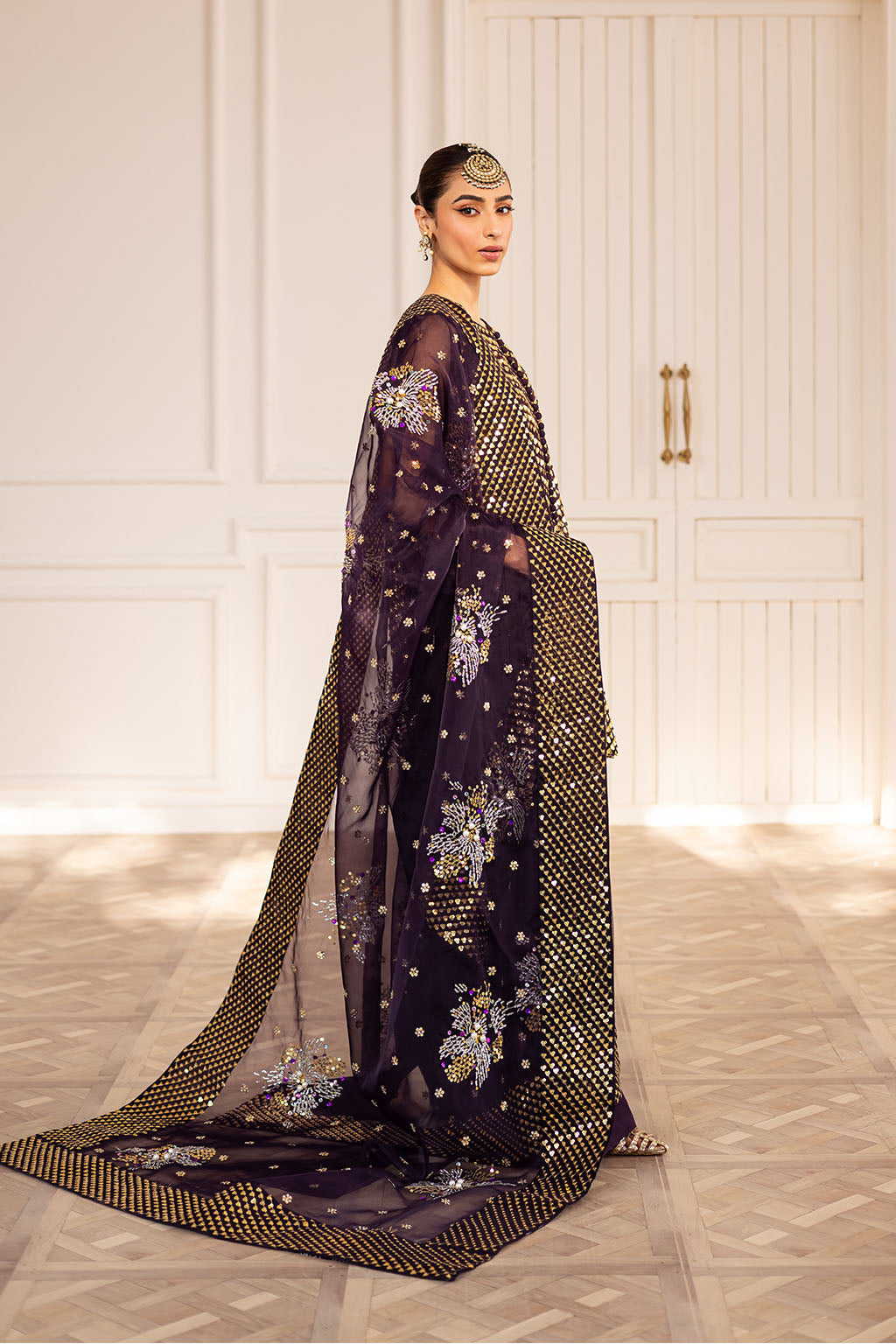 Vanya | Solana Luxe Pret |SN-06 - Luxury Dress - available at Maria Faisal in UK and USA.