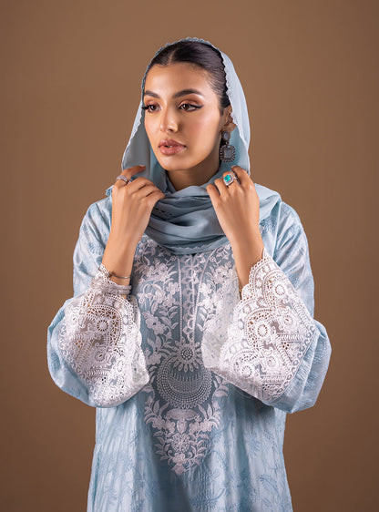 Zainab Chottani | The Kaftan Edit | Aqua Sophistication - Formal Dress - available at Maria Faisal in UK and USA.