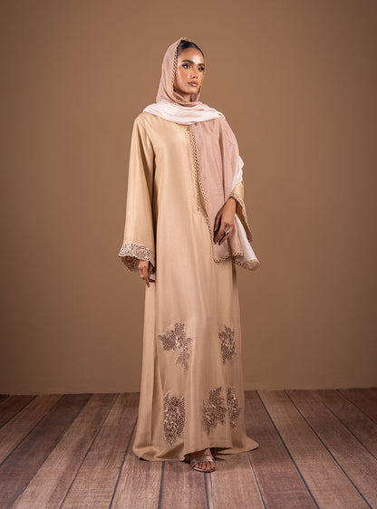 Zainab Chottani | The Kaftan Edit | Champagne Elegance - Formal Dress - available at Maria Faisal in UK and USA.
