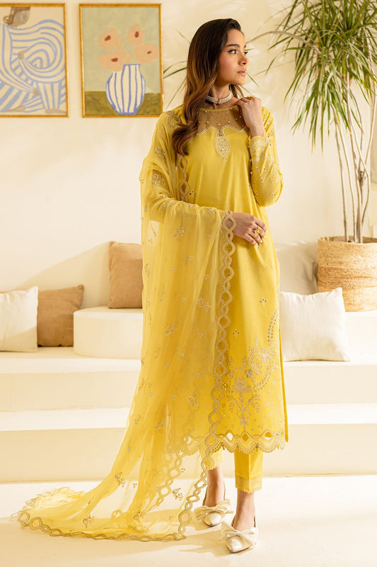 Nureh | Shades of Summer | NP-609 - Luxury Dress - available at Maria Faisal in UK and USA.