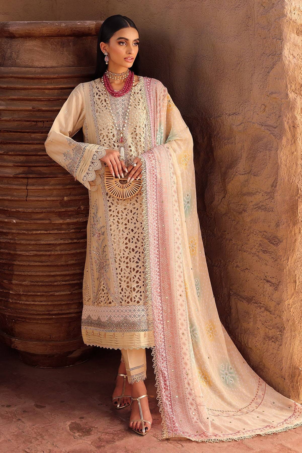 Nureh | Bazaar Lawn | NE-159 by Maria Faisal - Registered Vendor of : Nureh - type : Ladies Clothes - 100% original wedding dresses