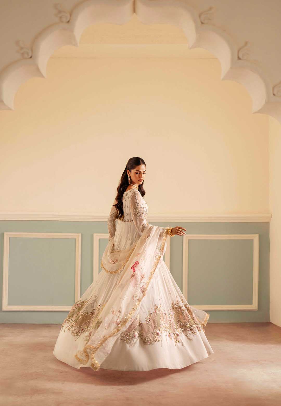 Ayesha and Usman | Haq e Meher | SAANJH - Ladies Clothes - Maria Faisal