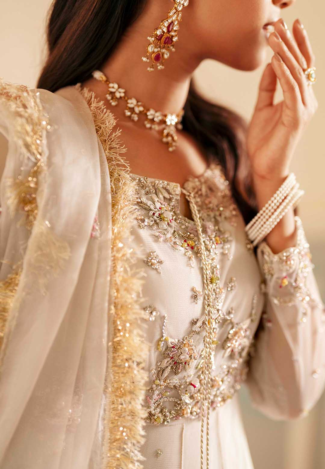 Ayesha and Usman | Haq e Meher | SAANJH - Ladies Clothes - Maria Faisal