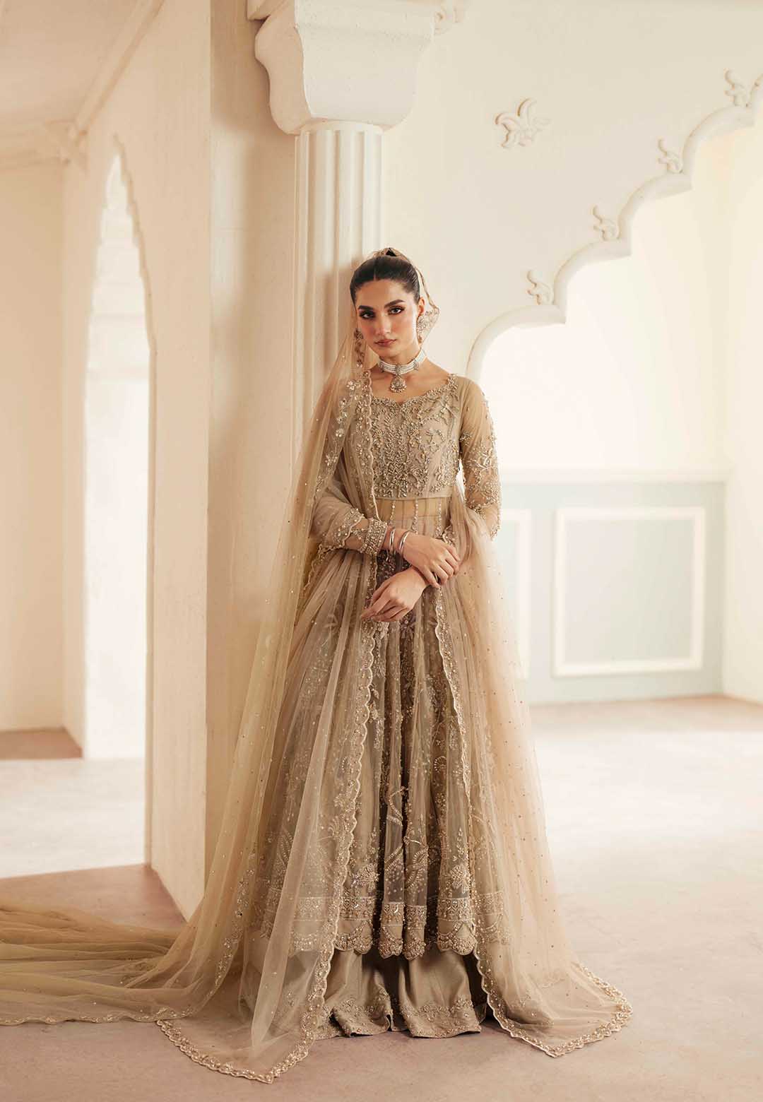 Ayesha and Usman | Haq e Meher | MEHEK - Ladies Clothes - Maria Faisal