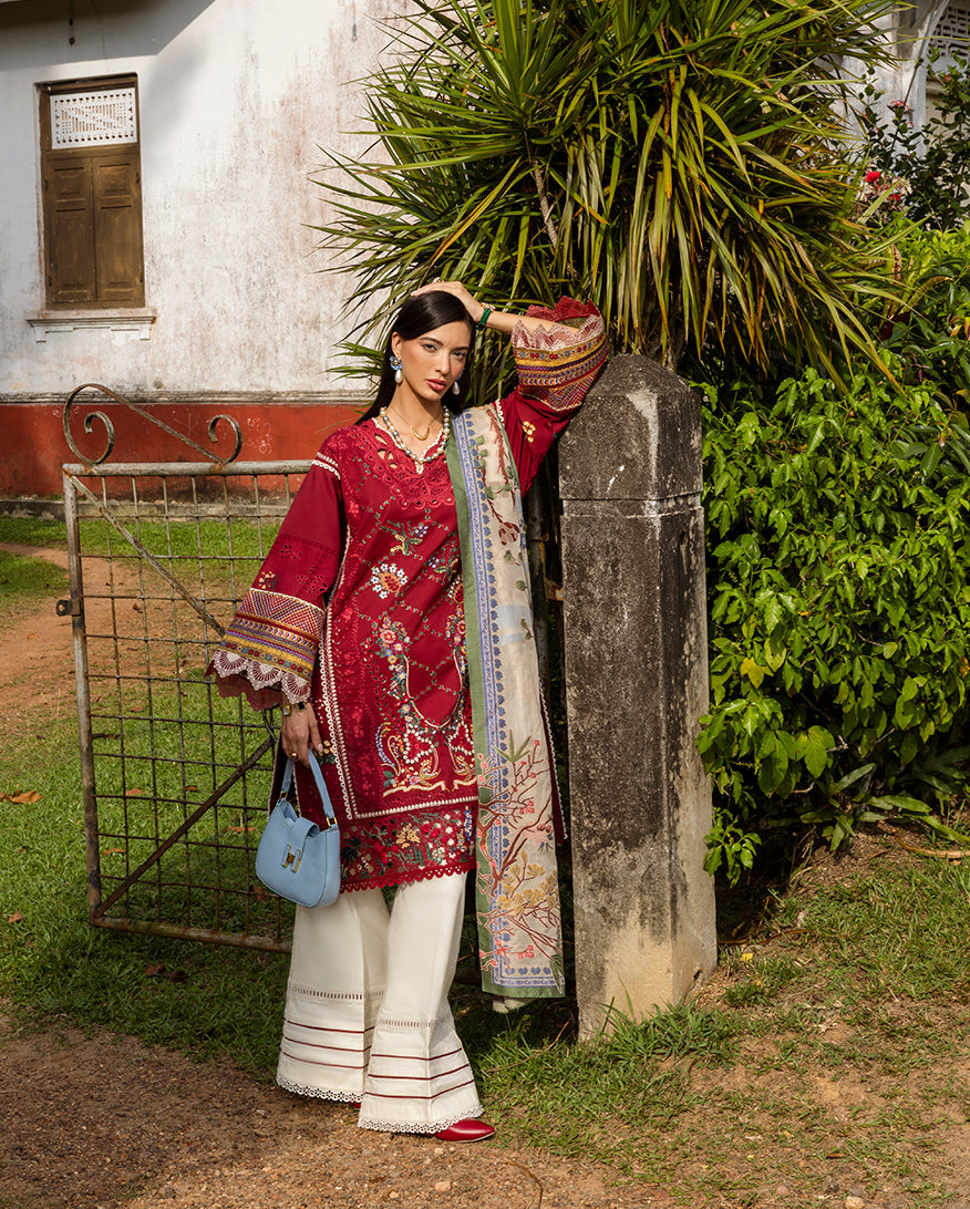Esmel | Mon Tresor Luxe Lawn 26 | Merci Pour Tout - Luxury Dress - available at Maria Faisal in UK and USA.