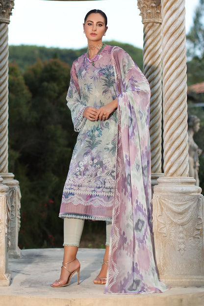 Nureh | Signature Prints 26 | SP-199 - Dress - available at Maria Faisal in UK and USA.