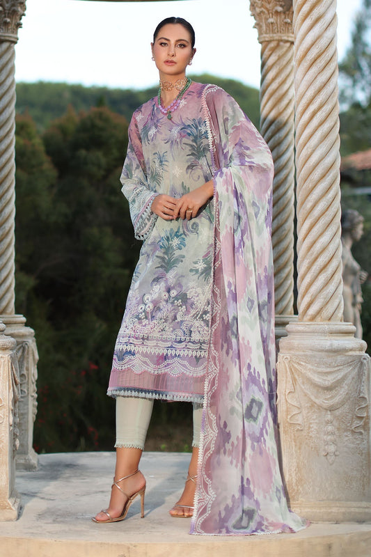Nureh | Signature Prints 26 | SP-199 - Dress - available at Maria Faisal in UK and USA.