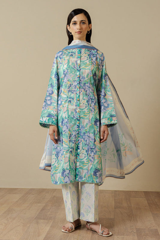 Zara Shahjahan | Coco Prints 26 | ELARIS-6B - Casual Dress - available at Maria Faisal in UK and USA.
