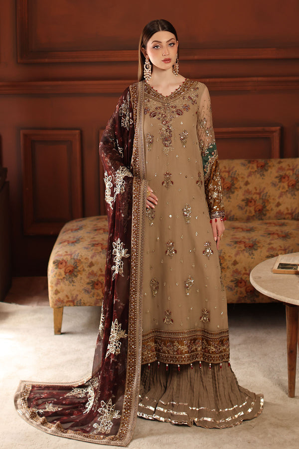 Nureh | Alfaaz Formals | NL-91 - Formal Dress - available at Maria Faisal in UK and USA.