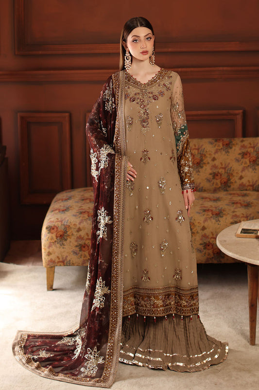 Nureh | Alfaaz Formals | NL-91 - Formal Dress - available at Maria Faisal in UK and USA.