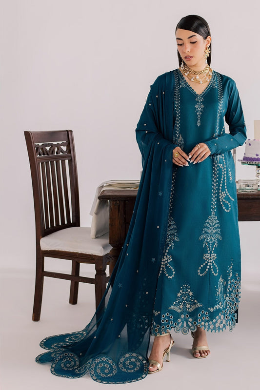 Nureh | Shades of Summer | NP-809 - Luxury Dress - available at Maria Faisal in UK and USA.