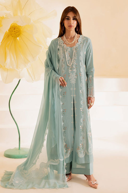 Nureh | Shades of Summer | NP-663 - Luxury Dress - available at Maria Faisal in UK and USA.