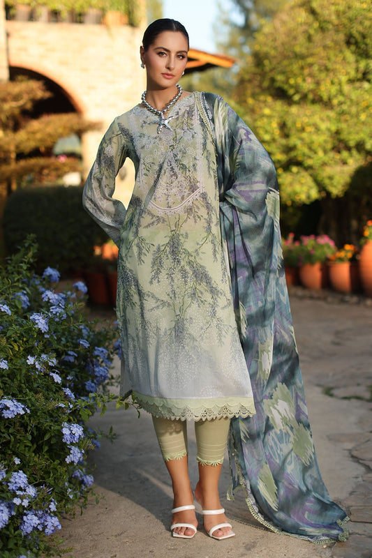Nureh | Signature Prints 26 | SP-195 - Dress - available at Maria Faisal in UK and USA.