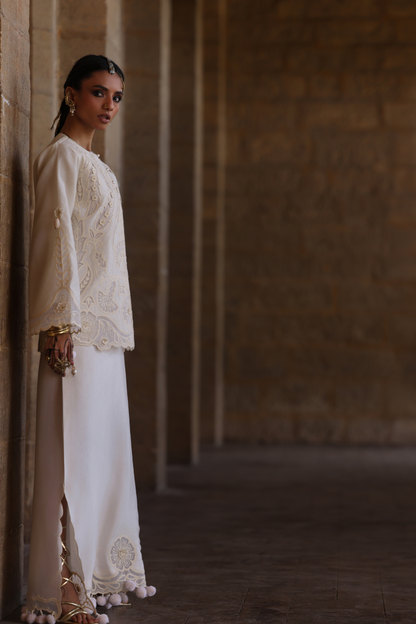Wardha Saleem | Aari Collection 26 | Roha - Formal Dress - available at Maria Faisal in UK and USA.