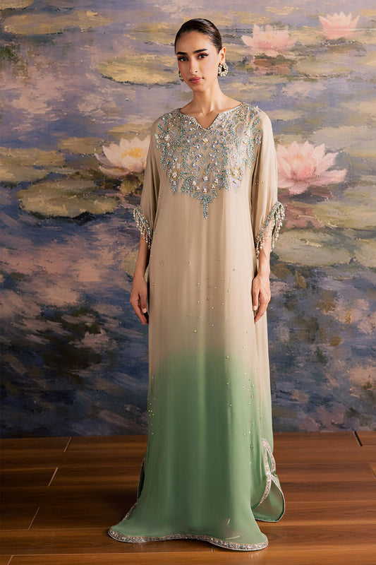 Nureh | Fancy Formal | NP-785 - Formal Dress - available at Maria Faisal in UK and USA.