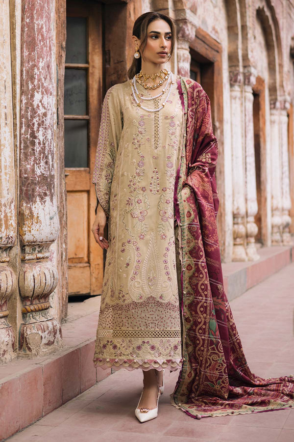 Nureh | Maya Linen 25 | NW-101 - Ladies Clothes - Maria Faisal