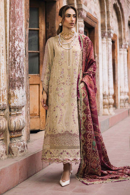 Nureh | Maya Linen 25 | NW-101 - Ladies Clothes - Maria Faisal