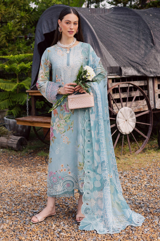 Nureh | Gardenia Lawn 26 | NSG-209 - Dress - available at Maria Faisal in UK and USA.