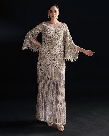 Mushq | Fleur Luxury Formals | Nuru - Formal Dress - available at Maria Faisal in UK and USA.