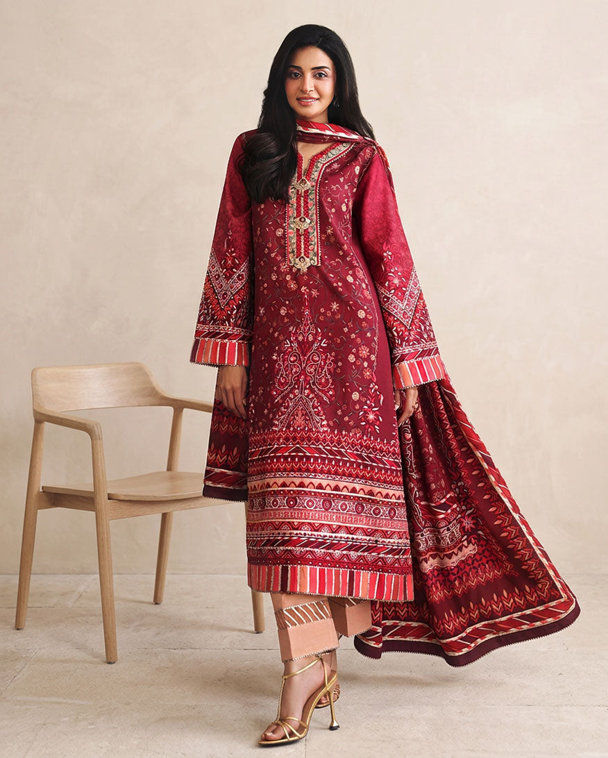 Mushq | Nirvana Anmol Edit | Soft Spotlight - Luxury Dress - available at Maria Faisal in UK and USA.