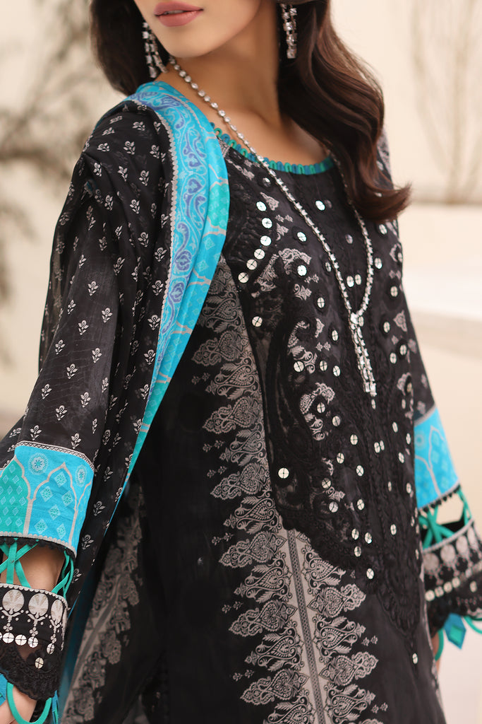 Charizma | Naranji Embroidered Lawn 24 | CN4-002 - Maria Faisal
