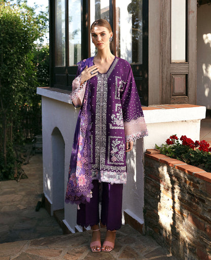 Republic Womenswear | Aylin Summer Lawn 24 | Cemile (D6-B) - Designer Dress with Intricate embroidery and embellishments. Shop elegent wedding dress at Maria Faisal.