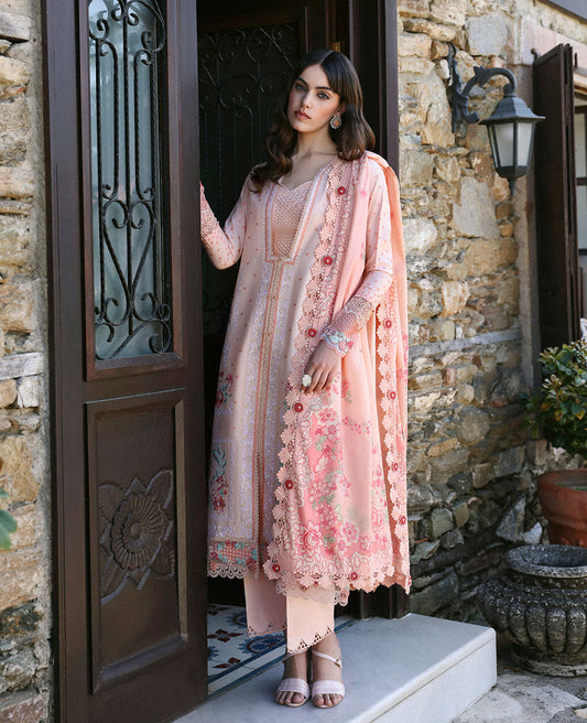 Republic Womenswear | Aylin Summer Lawn 24 | Cemile (D6-A) - Designer Dress with Intricate embroidery and embellishments. Shop elegent wedding dress at Maria Faisal.