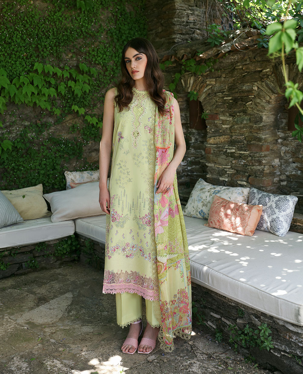Republic Womenswear | Aylin Summer Lawn 24 | Lunara (D5-A) - Designer Dress with Intricate embroidery and embellishments. Shop elegent wedding dress at Maria Faisal.