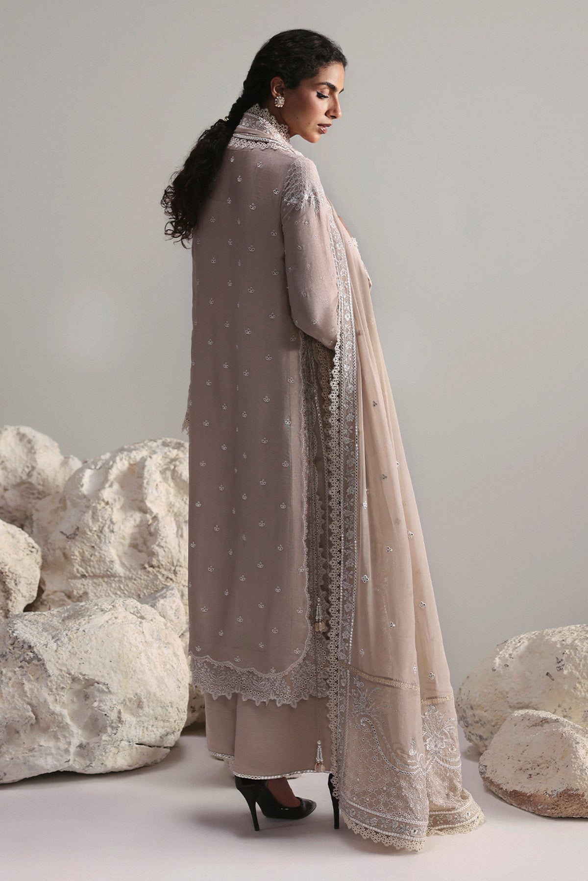 Afrozeh | Slate Ready to Wear | Xavian - Ladies Clothes - Maria Faisal