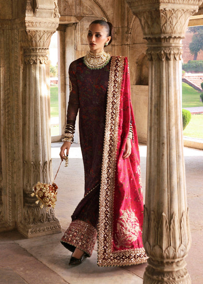 Hussain Rehar | Luxury Pret AW 25 | Aubressa - Formal Dress - available at Maria Faisal in UK and USA.