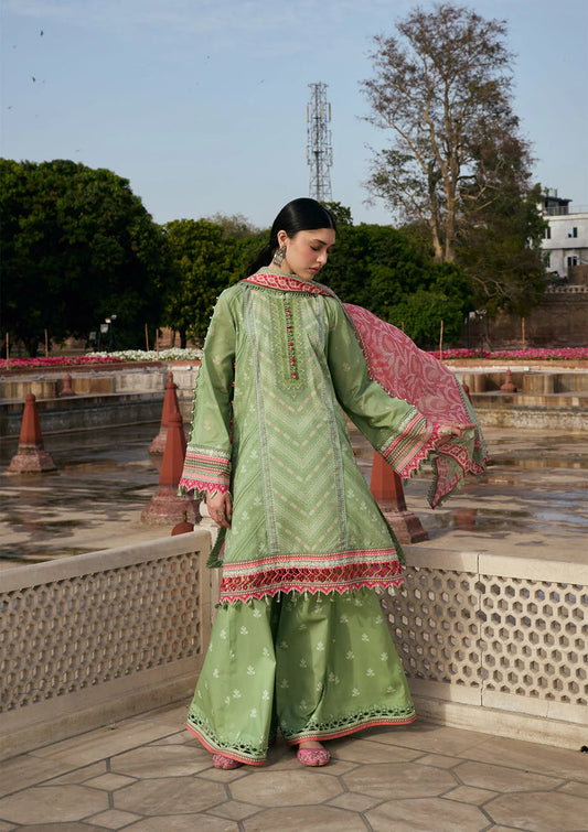 Kahf Premium | Prints Collection 26 | KPS-6B GUL-BAHAR - Luxury Dress - available at Maria Faisal in UK and USA.