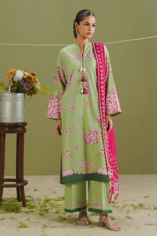 Zara Shahjahan | Coco Prints 26 | Riya-2B - Casual Dress - available at Maria Faisal in UK and USA.