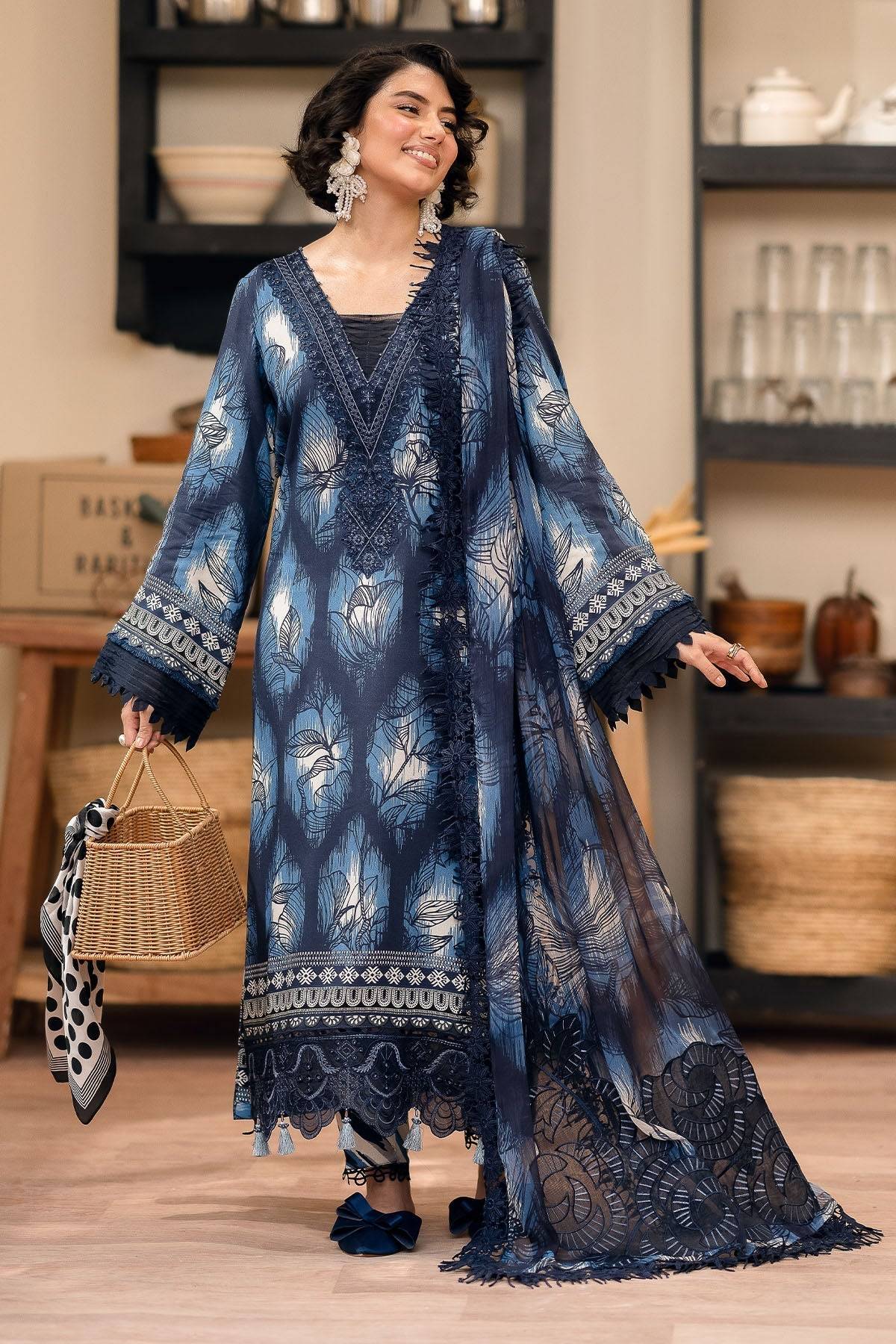 Nureh | Glam Girl Lawn | GL-21 by Maria Faisal - Registered Vendor of : Nureh - type : Ladies Clothes - 100% original wedding dresses