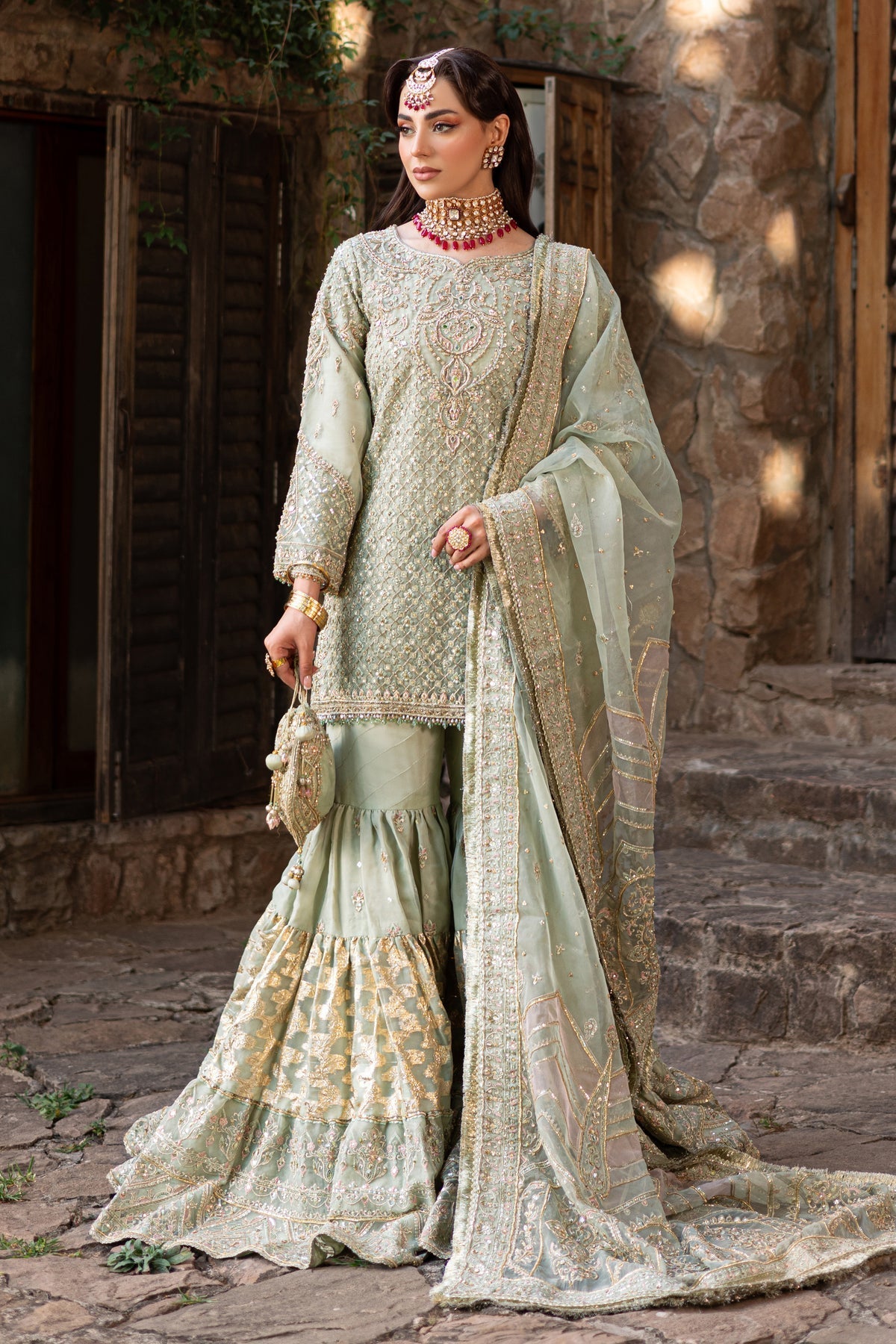 Naqshi | Samarkand Wedding Formals | Mah-e-Meer - Wedding Dress - Maria Faisal