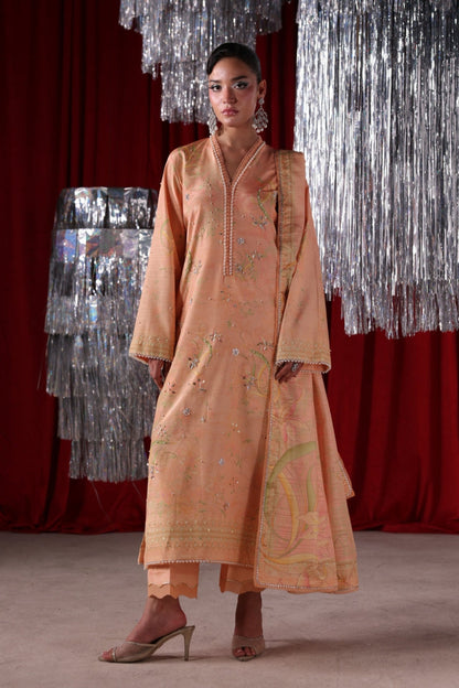 Rangrasiya | Luxe Silk 26 | Eloire - Luxury Dress - available at Maria Faisal in UK and USA.