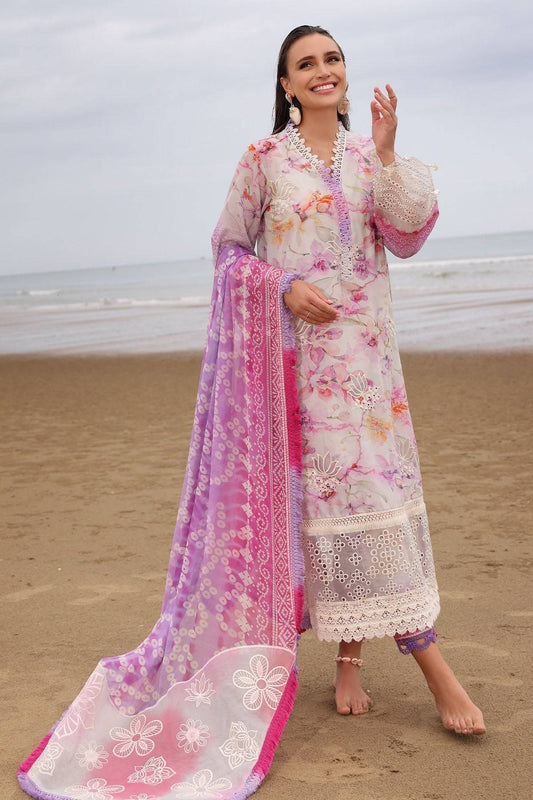 Nureh | Gardenia Embroidered Lawn 25 | NSG-172 by Maria Faisal - Registered Vendor of : Nureh - type : Ladies Clothes - 100% original wedding dresses