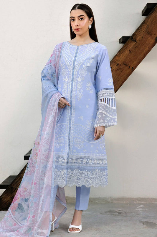 Farasha | Summer Weaves Embroidered Lawn | Serene Blue by Maria Faisal - Registered Vendor of : Farasha - type : Ladies Clothes - 100% original wedding dresses