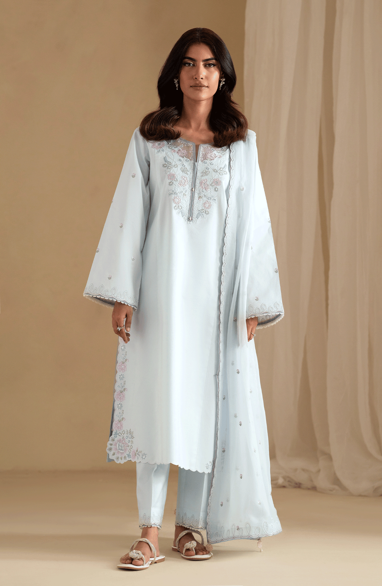 Seran | Luxury Pret | DELYRA - 3 pc - Ladies Clothes - Maria Faisal