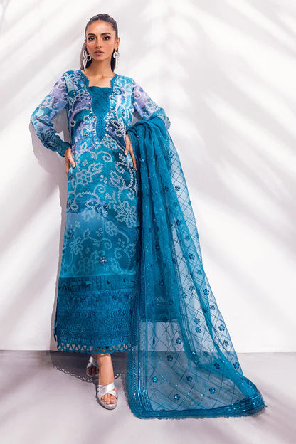 Nureh | Ballerina Formals | Blue Charm - Wedding Dress - Maria Faisal